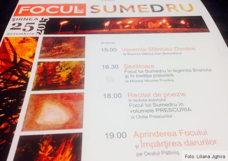 BRAŞOV. Alt fel de tradiţie la „Focul lui Sumedru” 2 sumedrupliant.jpg