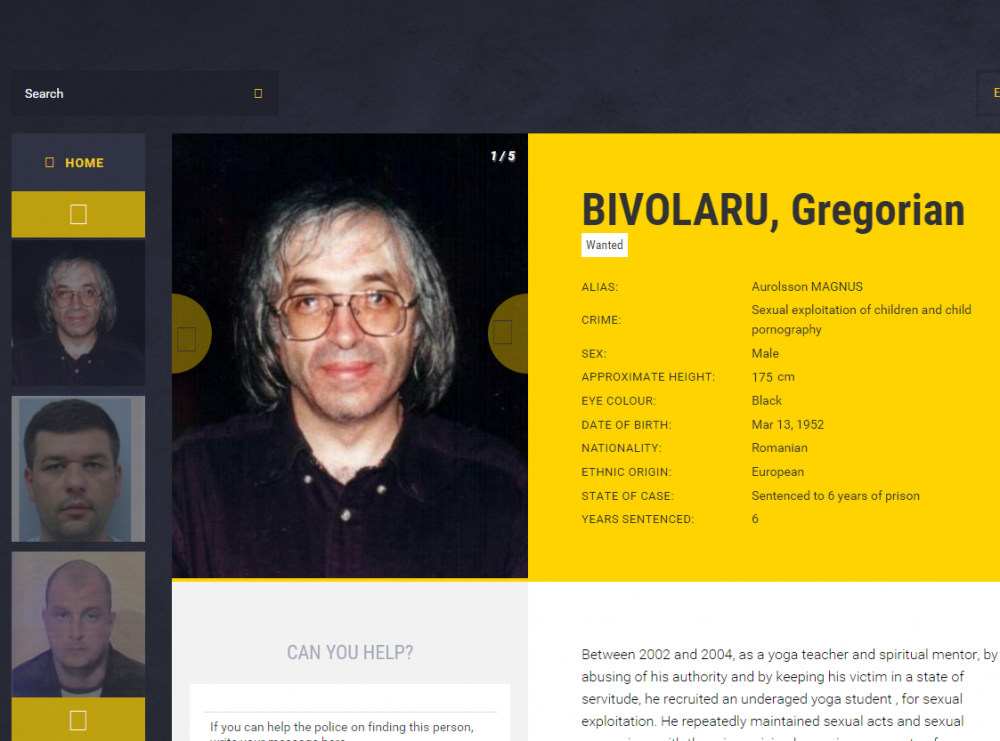 LANSARE. Poliţia Română are un nou instrument pentru prinderea infractorilor periculoşi 2 bivolaru.png