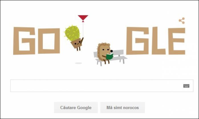 Google Doodle Valentines  Day 2016 arici si cactus2_204945.J