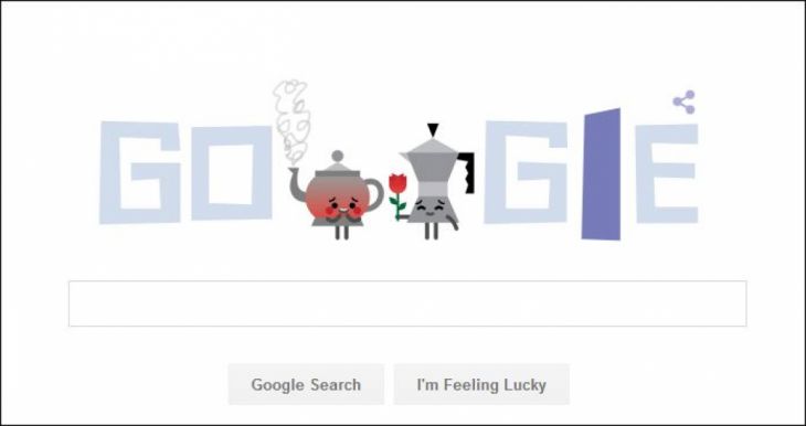 Google Doodle Valentines  Day 2016 ceainic si expresor_20494