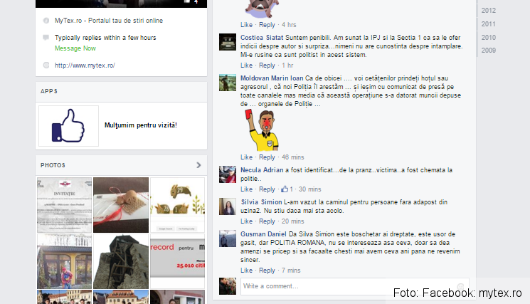 UPDATE. Agresorul din stația de autobuz a fost identificat! Internauții, dezamăgiți de anchetatori: „Mi-e rușine că sunt polițist în acest sistem” 3 facebook.png