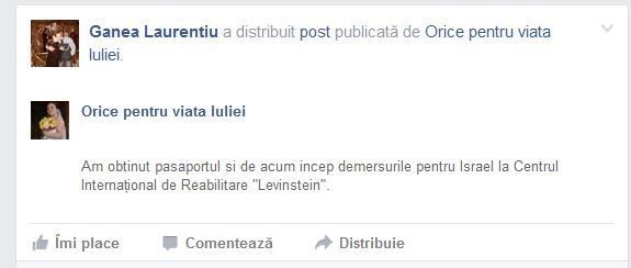 BRAŞOV. Tânăra accidentată pe trecerea de pietoni poate pleca în Israel, la recuperare! 2 iuliafacebook.jpg