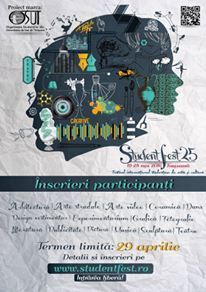 StudentFest. S-a dat startul înscrierilor la cel mai mare festival de artă și cultură din sud-estul Europei 2 afis_7.jpg