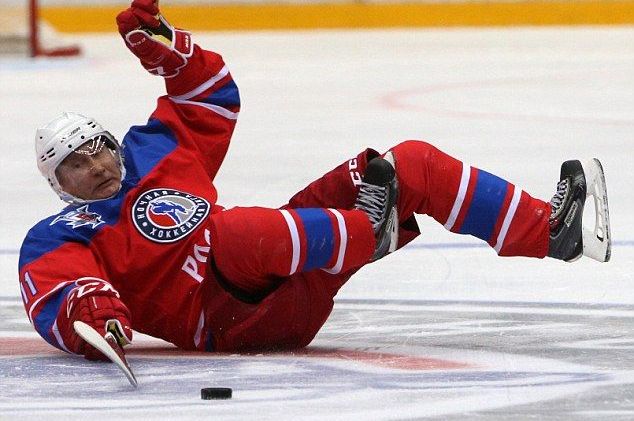 Vladimir Putin şi-a pierdut controlul. A aterizat pe gheaţă 2 putingheata.jpg