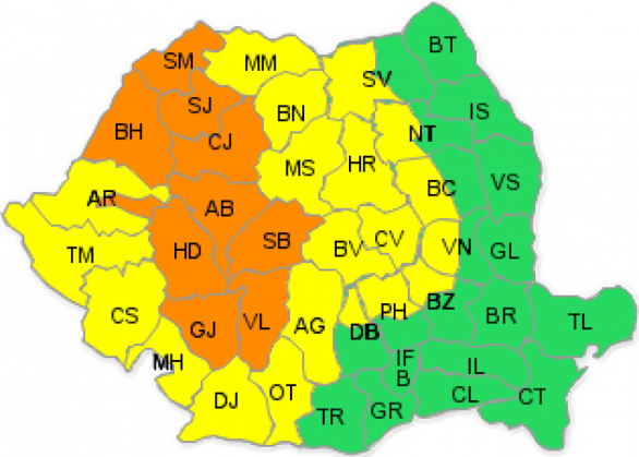 Brașov. Cod galben de ploaie. În vestul țării, cod portocaliu! 2 meteo2_216913.png