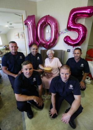 105-year-old-grandmother-birthday-wish-fireman-ivena-smailes