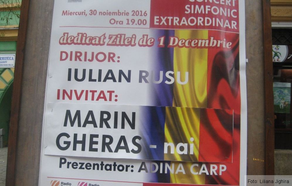 BRAȘOV. Filarmonica sărbătorește cu un concert de nai și orchestră 2 img-0227.jpg