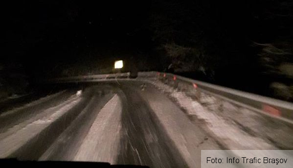 BRAŞOV. Se circulă în condiţii de iarnă pe mai multe drumuri 2 teliu_2.jpg