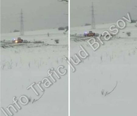 BRAŞOV. Un TIR a blocat drumul în zona Teliu 2 tohan_3.jpg