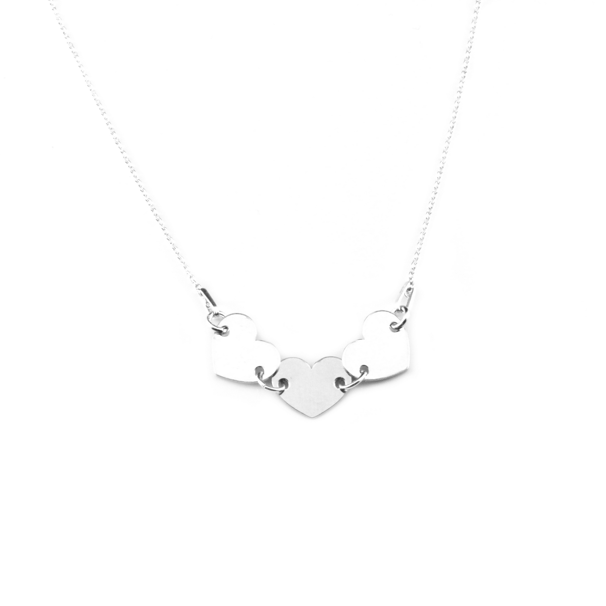 Colier de argint Lots of Hearts, 79 lei