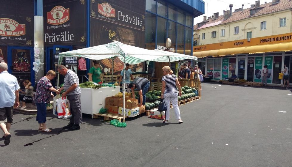 BRAȘOV. Pepenii de Dăbuleni au apărut în piețele din oraș. Cât costă kilogramul - GALERIE FOTO 4 pepeni3.jpg