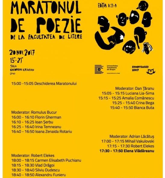 BRAȘOV. Un nou Maraton de Poezie 2 programmaraton2017.jpeg