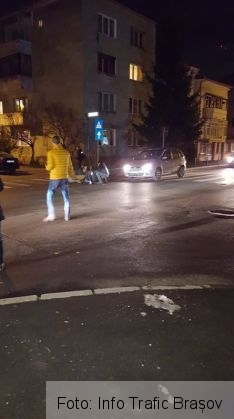 BRAȘOV. Pieton lovit de mașină la intersecția străzilor Nicolae Titulescu și Dorobanților (FOTO) 2 pieton titulescu_244918.jpg