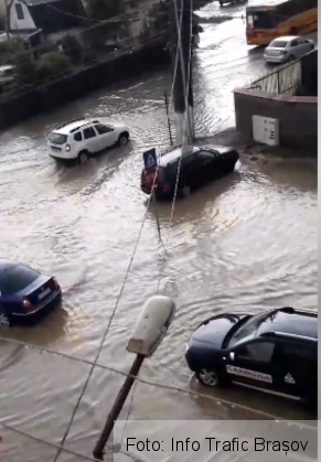 BRAȘOV. Inundații la Codlea și Zărnești (FOTO) 2 inundatii 2_252877.png