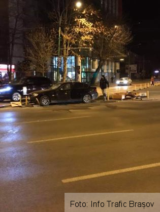 BRAȘOV. Incident rutier la intersecția străzilor Toamnei, Hărmanului și Mihail Kogălniceanu (FOTO) 2 FB_IMG_1551985299183_264246.jpg
