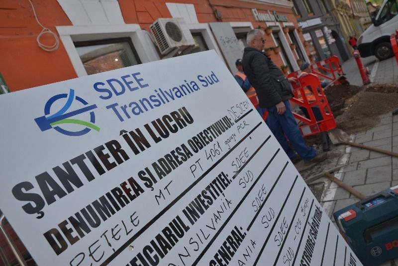 BRAŞOV. Şi Electrica va cere restricţionarea traficului prin centru, de la „garajele PCR” în jos 2 maniu-lucrari5.jpeg