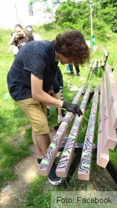 BRAŞOV. Artă pe... bănci (FOTO) 9 banci 3_268589.jpg