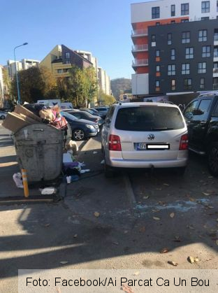 BRAȘOV. Au devenit „vedete” pe Facebook, pentru cum au parcat (Galerie FOTO) 5 parcare 5_274416.jpg