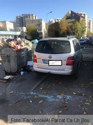 BRAȘOV. Au devenit „vedete” pe Facebook, pentru cum au parcat (Galerie FOTO) 6 parcare 6_274417.jpg