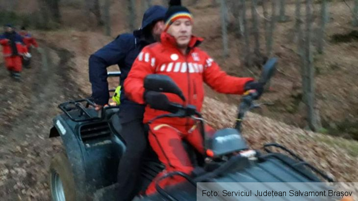 BRAȘOV. Accident cu autovehiculul 4x4, în Măgura Codlei (FOTO) 3 FB_IMG_1576432542971_276107.jpg