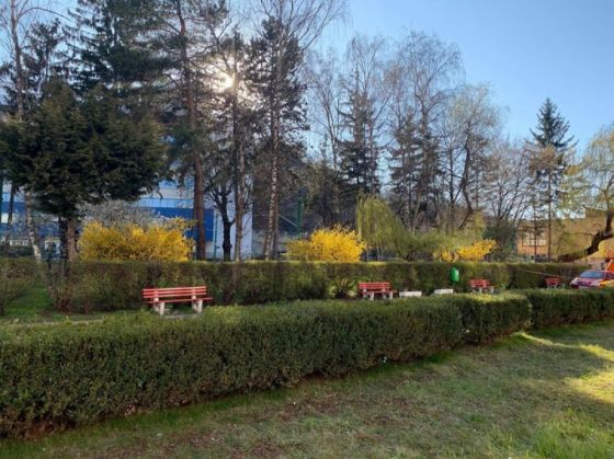 BRAȘOV. Spitalul modular din curtea Județeanului, în impas „ecologic” 2 curte-spital_279693.jpg