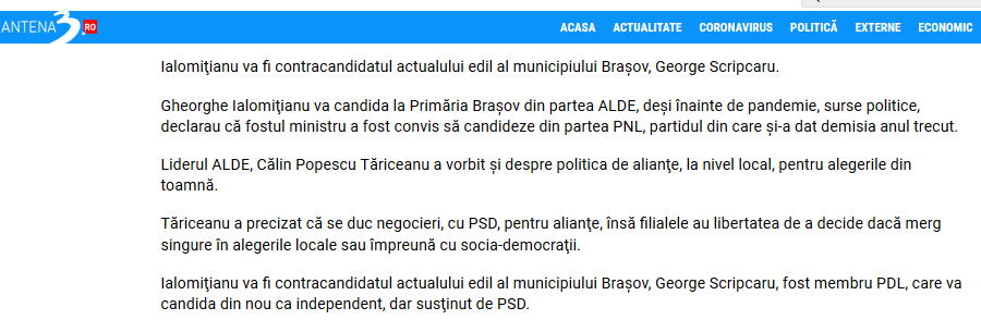 BRAȘOV. ALDE l-a „aruncat” OFICIAL pe Ialomițianu în cursa pentru Primărie! Scripcaru, susținut de PSD?!... 2 antena3.png
