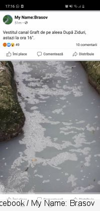 BRAȘOV. Pârâul Graft, în continuare poluat... (FOTO) 2 Screenshot_20201005-171642_Facebook_283608.jpg