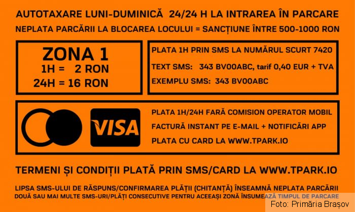 BRAȘOV. Amenzi de până la 1.000 de lei pentru neplata locului de parcare / Tarife noi, de astăzi 2 IMG-20201112-WA0007_284439.jpg