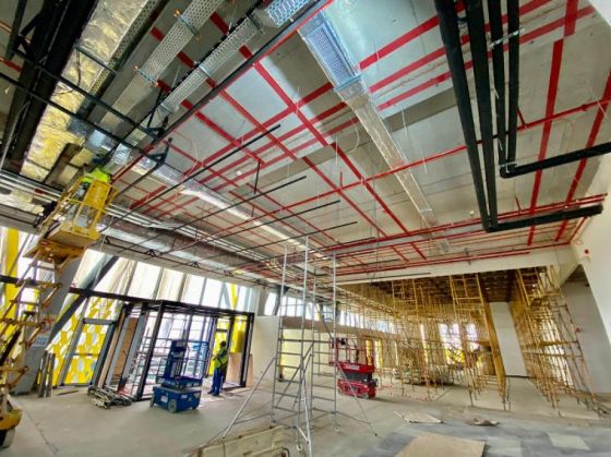 BRAȘOV. Aeroportul este la faza lucrărilor de amenajare în interior (GALERIE FOTO) 3 aeroport-santier (4)_284452.jpg