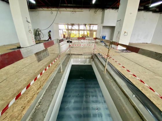 BRAȘOV. Aeroportul este la faza lucrărilor de amenajare în interior (GALERIE FOTO) 6 aeroport-santier (5)_284455.jpg