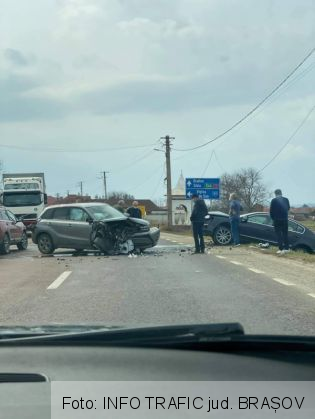 BRAȘOV. Accident pe DN 1, la Viștea! (FOTO) 2 FB_IMG_1616941351179_287183.jpg