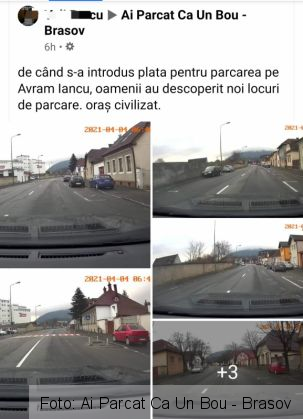 BRAȘOV. Alte exemple de fente în oraș, la parcările cu plată... (Galerie FOTO) 2 Screenshot_20210405-185931_Facebook_287395.jpg