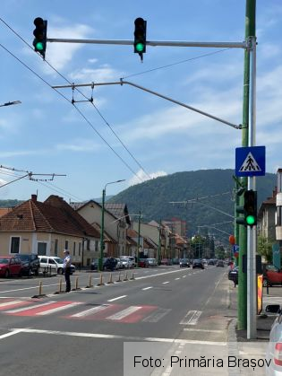 BRAȘOV. Încă un semafor pentru pietoni este funcțional, de astăzi 3 WhatsApp Image 2021-06-23 at 15.13.20_289050.jpeg
