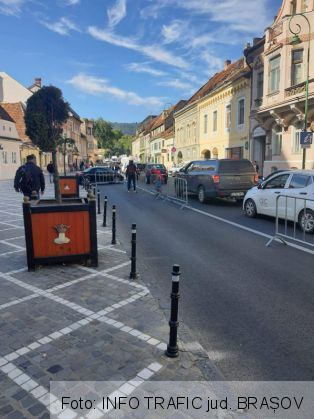 BRAȘOV. Blocaje în trafic, în urma măsurilor din timpul FOV (FOTO) 2 FB_IMG_1631177576302_291046.jpg