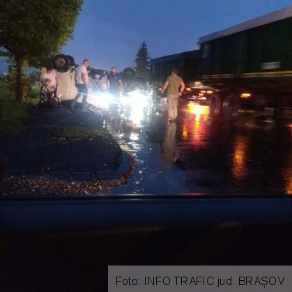 BRAȘOV. ULTIMA ORĂ. Accident urmat de blocaj în trafic, pe Calea Feldioarei! (FOTO) 2 FB_IMG_1631898526717_291264.jpg
