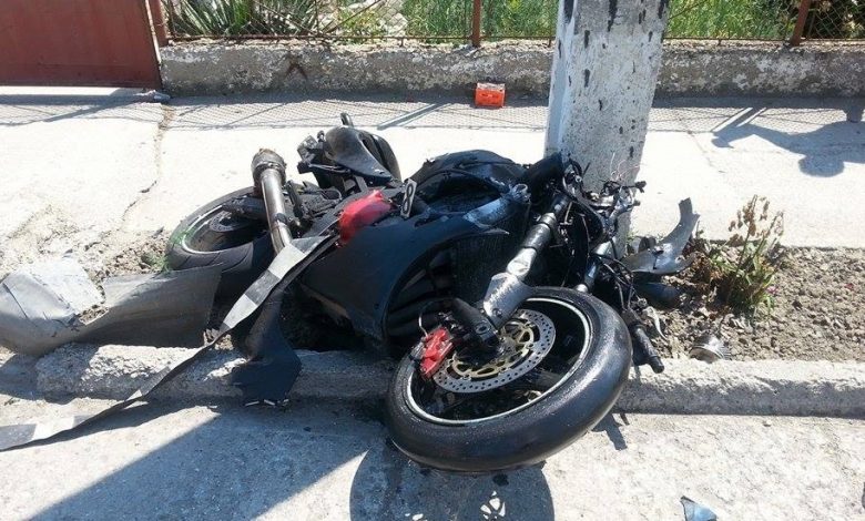 Motociclist rănit grav în urma unui accident petrecut pe DN 75 1 motociclist.jpg