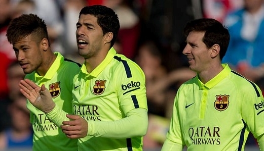 PARIU pus de vedetele Barcelonei. Ce câştigă? 1 neymarsuarezmessi.jpg