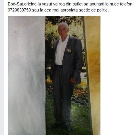 BRAŞOV. A dispărut nea Ion! Fiica îl caută disperată 1 disparut_2.jpg