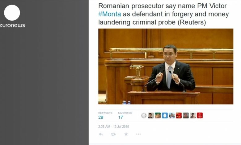 UPDATE. Victor „Monta“ - aşa a apărut numele premierului pe Euronews 1 monta.jpg