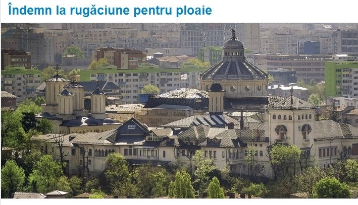 Patriarhia Română le cere clericilor şi credincioşilor să se roage pentru ploaie 1 patriarhiarugaciuneploaie.jpg