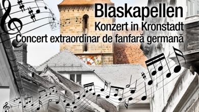 BRAŞOV. Fanfară germană în Piaţa Sfatului 4 afisconcertfanfara.jpg