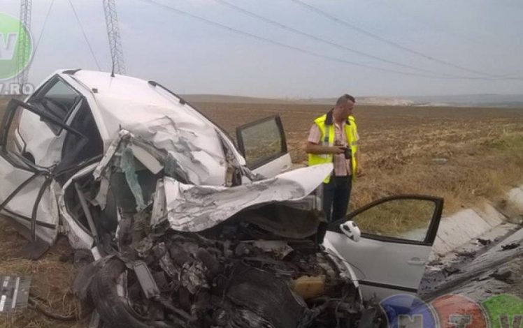 A intrat cu maşina într-o betonieră! Şoferul vinovat, în COMĂ 1 betoniera.jpg