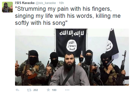 ISIS Karaoke. Jihadiștii ironizați pe Twitter: I wanna rock your body 1 ISIS Karaoke 4_192899.png