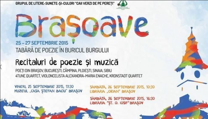 BRAȘOV. „Tabără de poezie în buricul burgului” 1 afisbrasoavepoezie.jpg