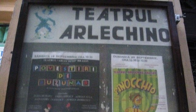 BRAȘOV. Doar la „Arlechino” spectacole pentru copii 1 afisearlechinoseptembrie.jpg