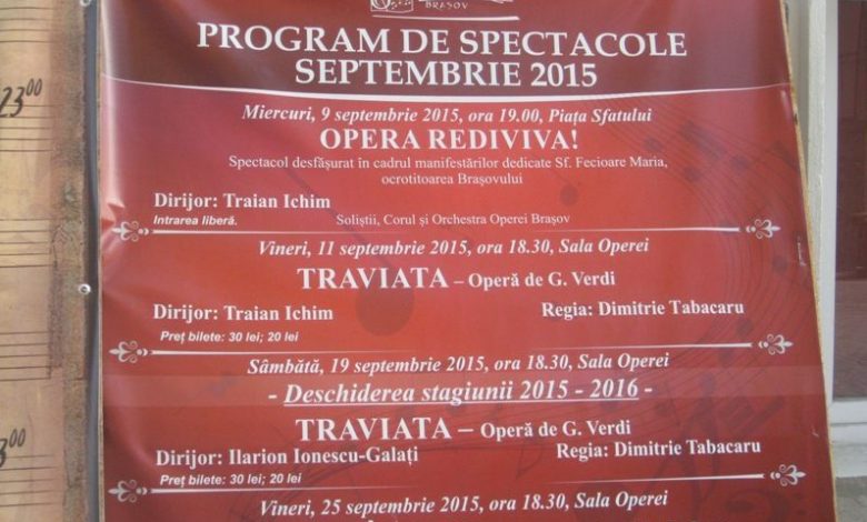 BRAŞOV. Opera are două spectacole la final de săptămână 1 img-2433.jpg