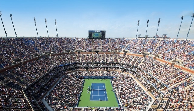 US OPEN. Programul zilei. Emoții pentru româncele noastre 1 stadium.jpg