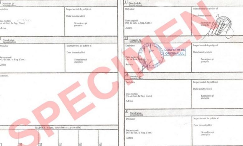 Registrul Auto Român va adăuga elemente noi în cartea de identitate a maşinii 1 carteidentitateauto.jpg