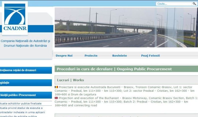 CNADNR amână din nou licitația pentru autostrada Comarnic-BRAȘOV 1 cnadnrsite.jpg