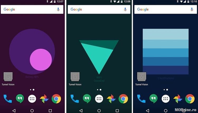 Meter: wallpaper animat de Android cu informaţii despre baterie, wifi şi notificări 1 metter.jpg
